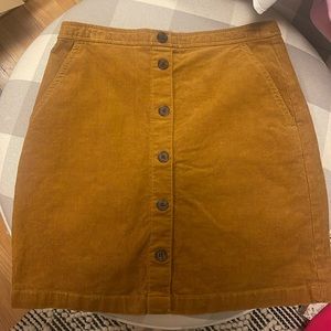 J.Crew corduroy skirt